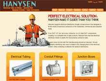 Tablet Screenshot of hanysen.com